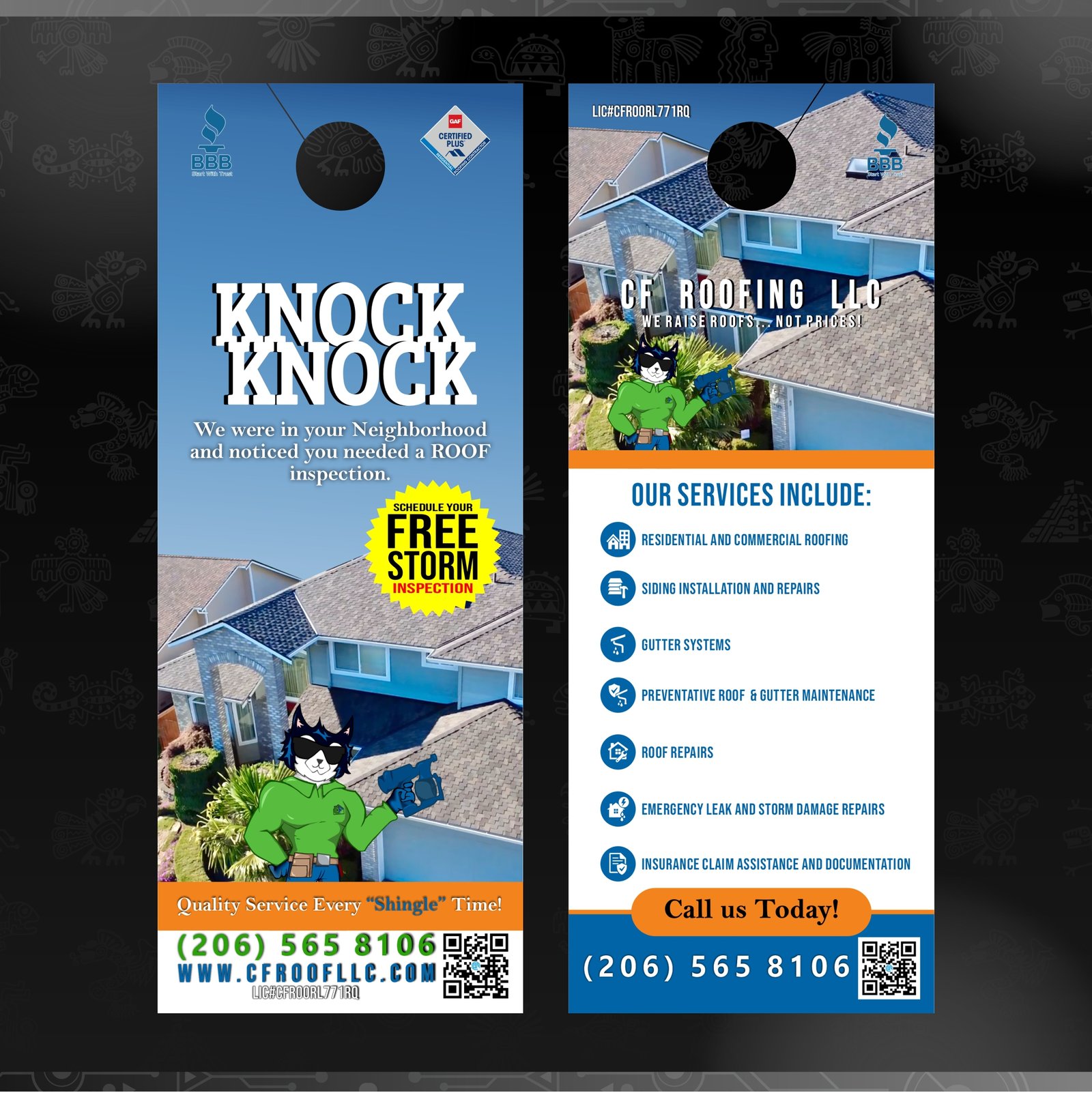 Door Hangers Single Side