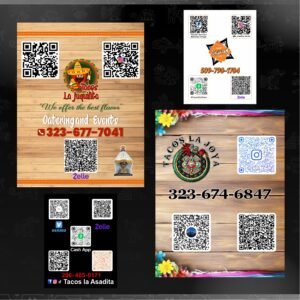 QR Codes Laminated