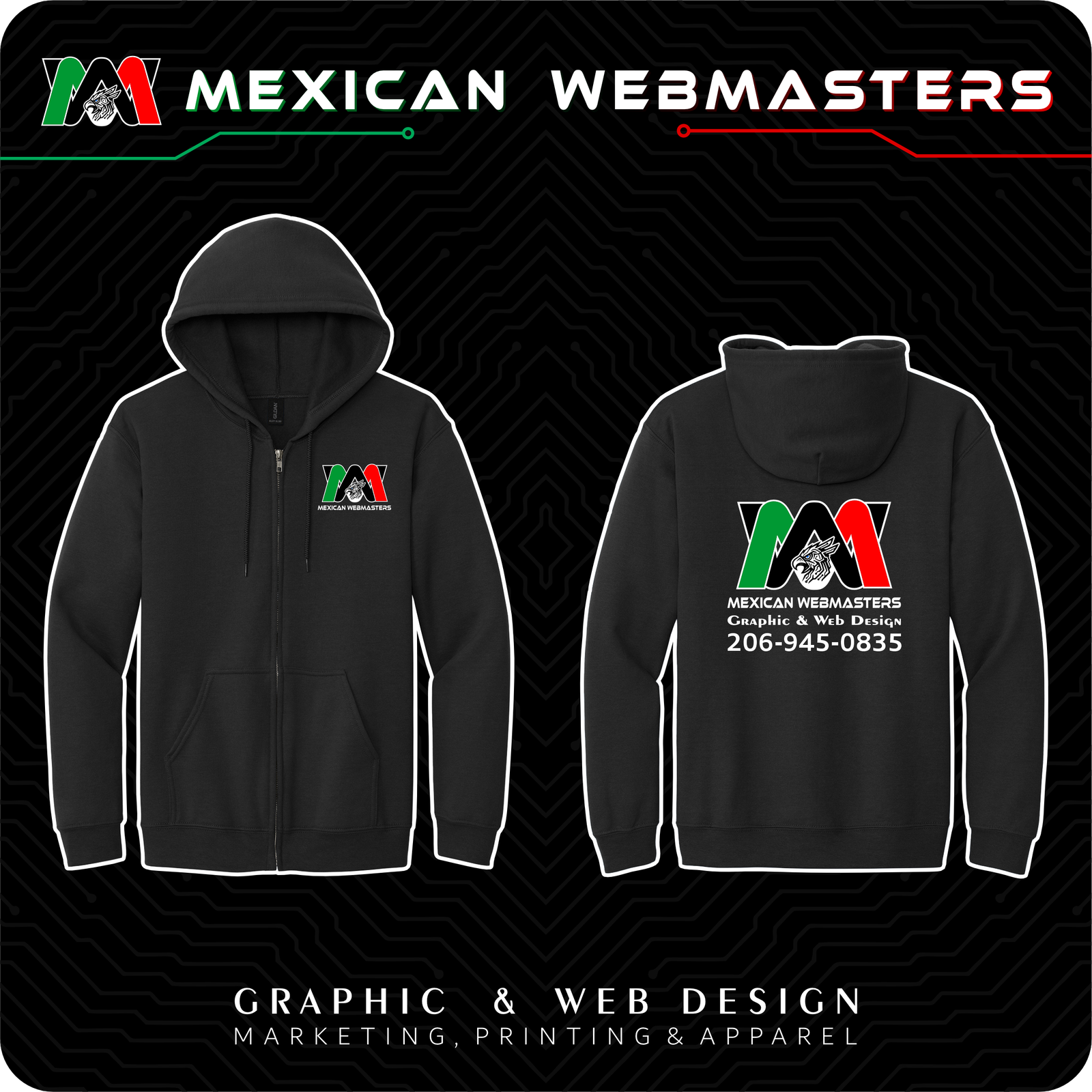 Full-Zip Hoodie Estampada - Image 12