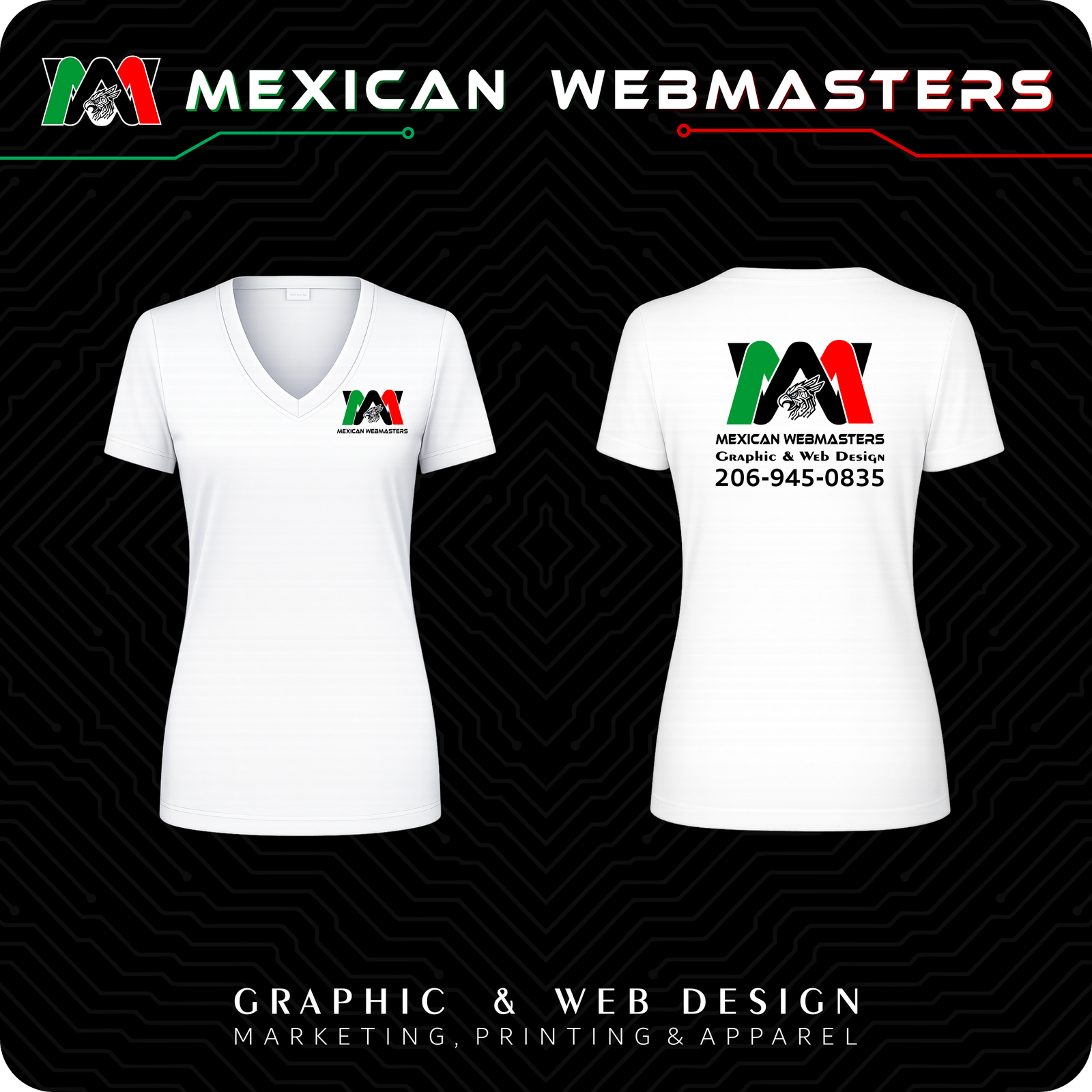 V-Neck Polyester Mujer Estampada - Image 3