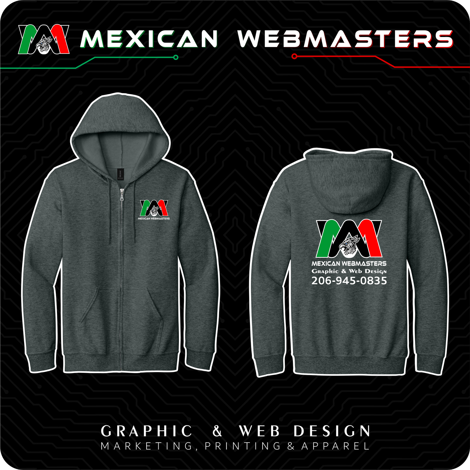 Full-Zip Hoodie Estampada - Image 10