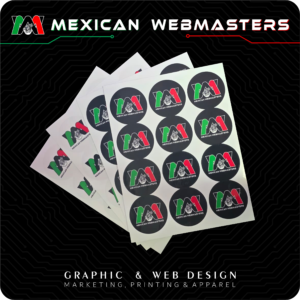 Waterproof 2.5 Rounded Stickers