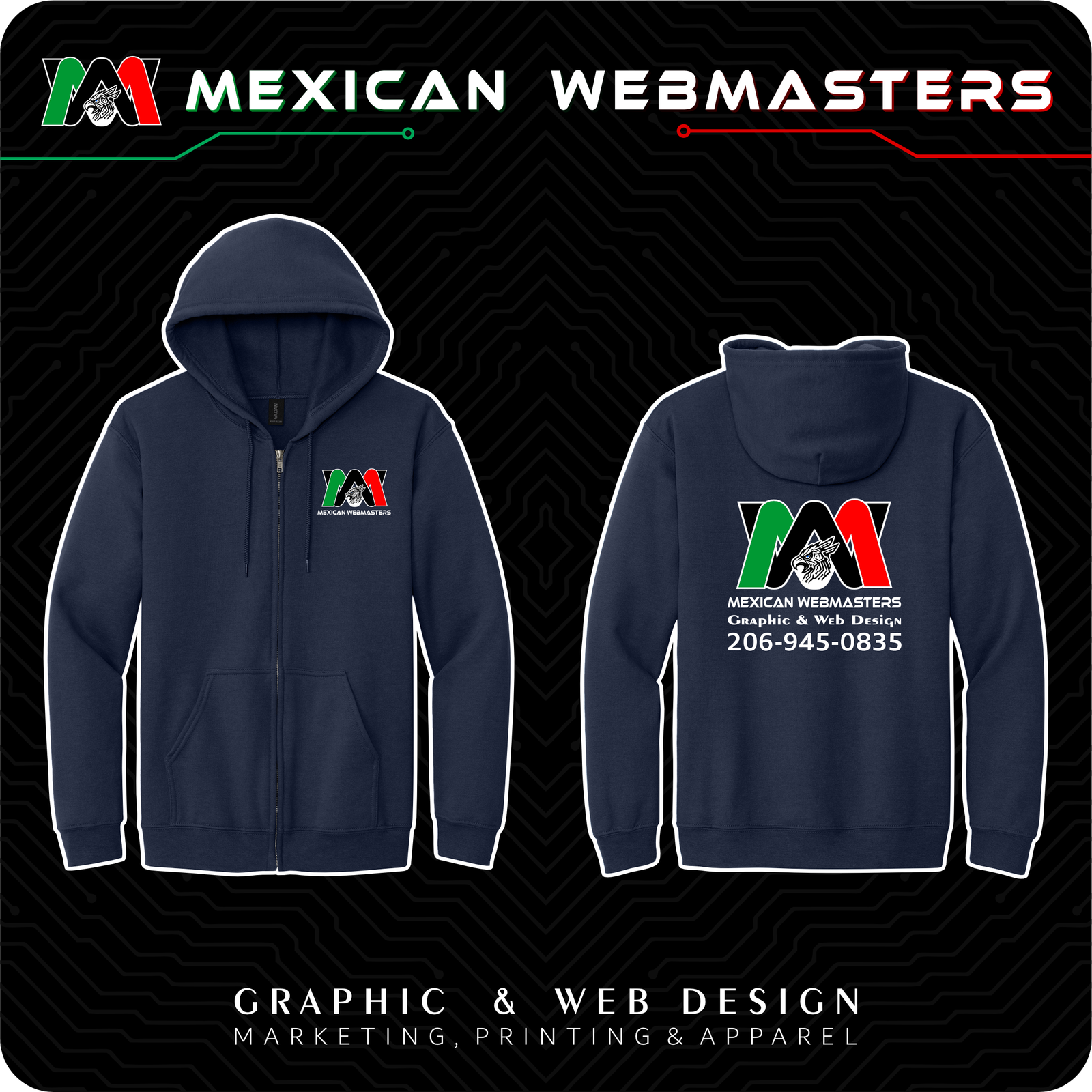 Full-Zip Hoodie Estampada - Image 7
