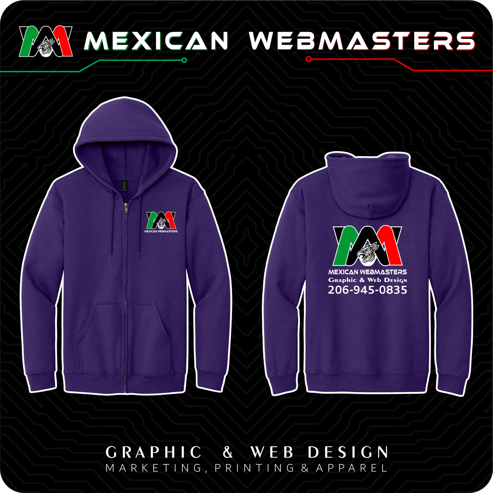 Full-Zip Hoodie Estampada - Image 6
