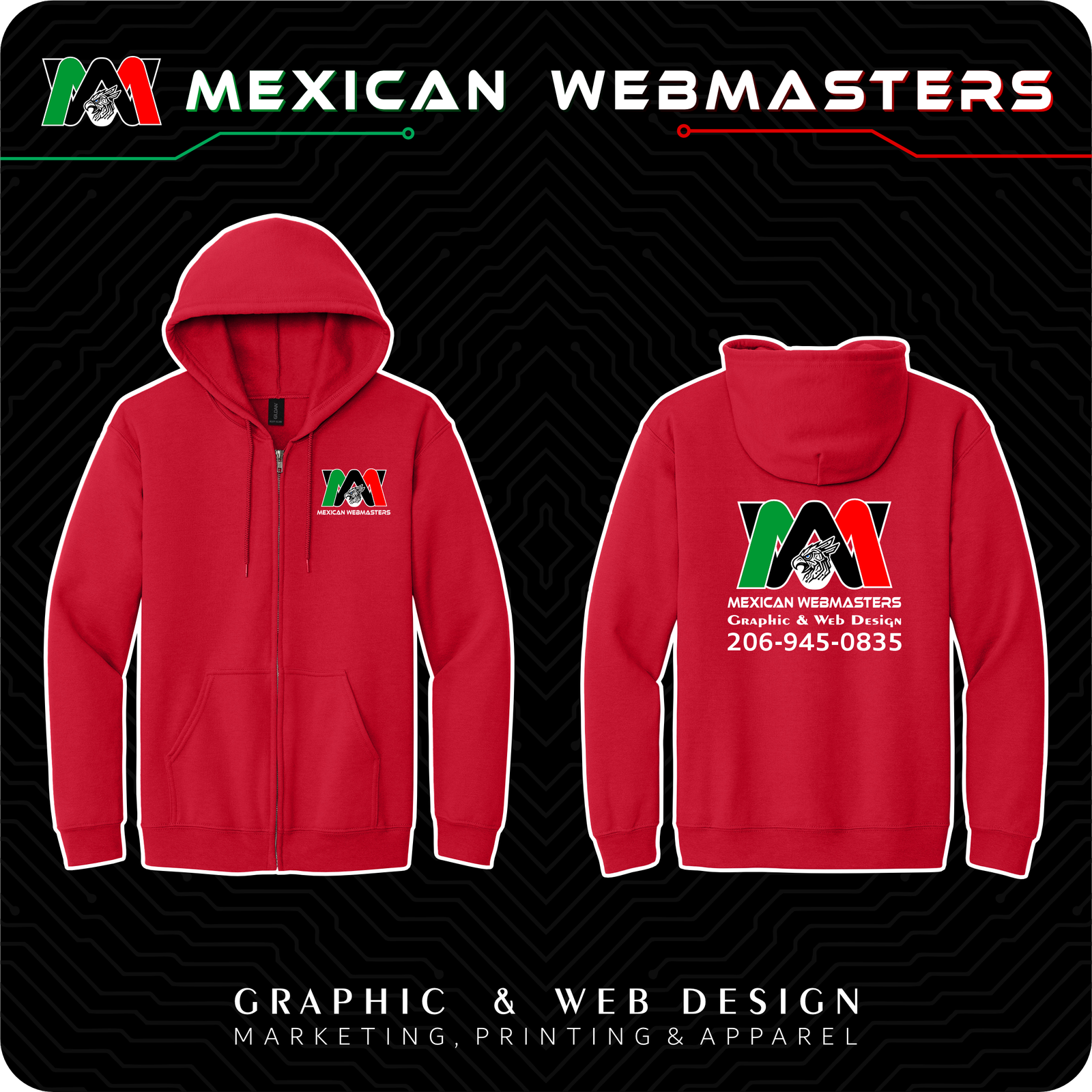 Full-Zip Hoodie Estampada - Image 5