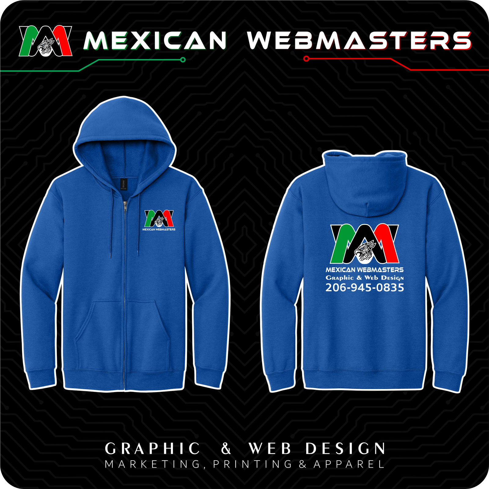 Full-Zip Hoodie Estampada - Image 4