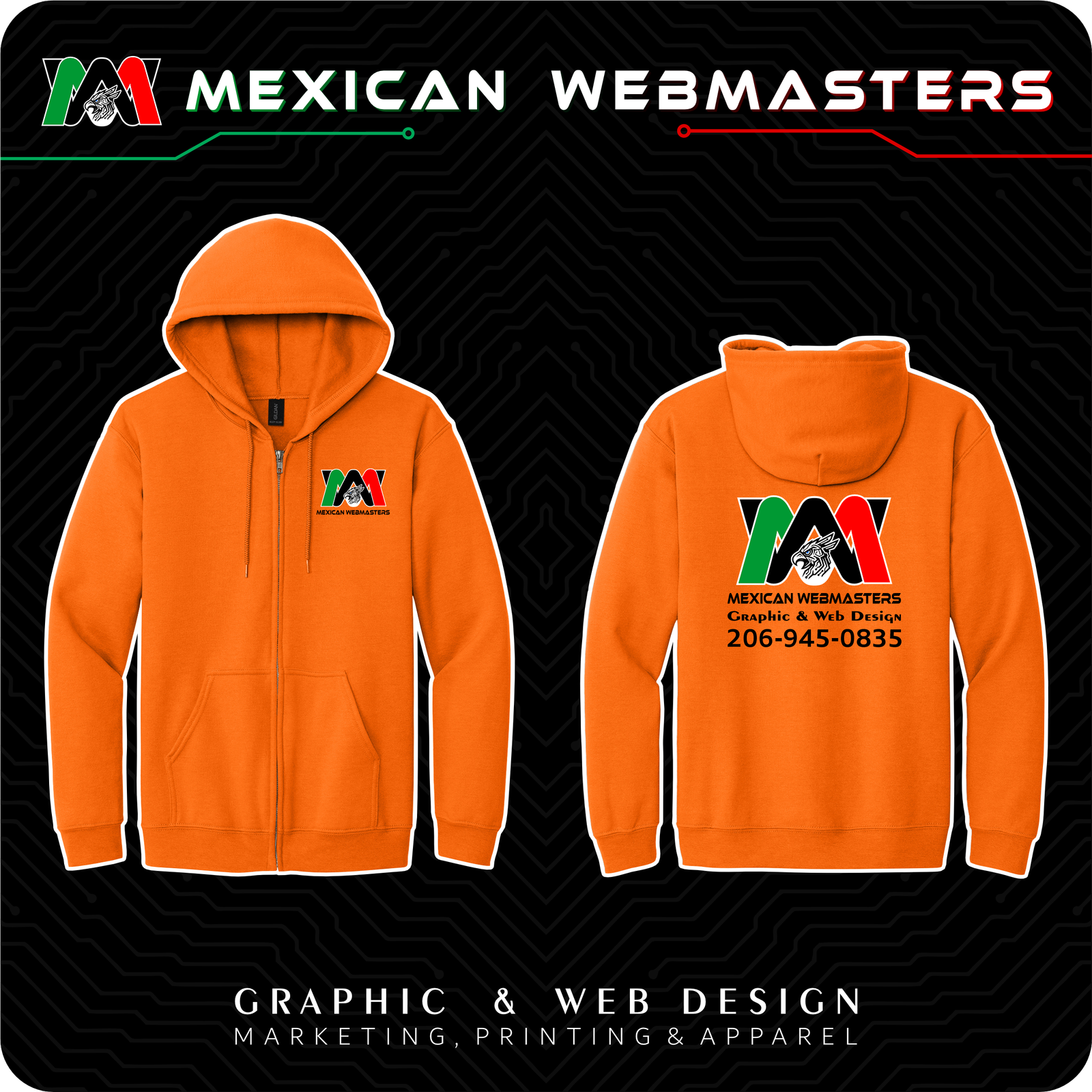 Full-Zip Hoodie Estampada - Image 3