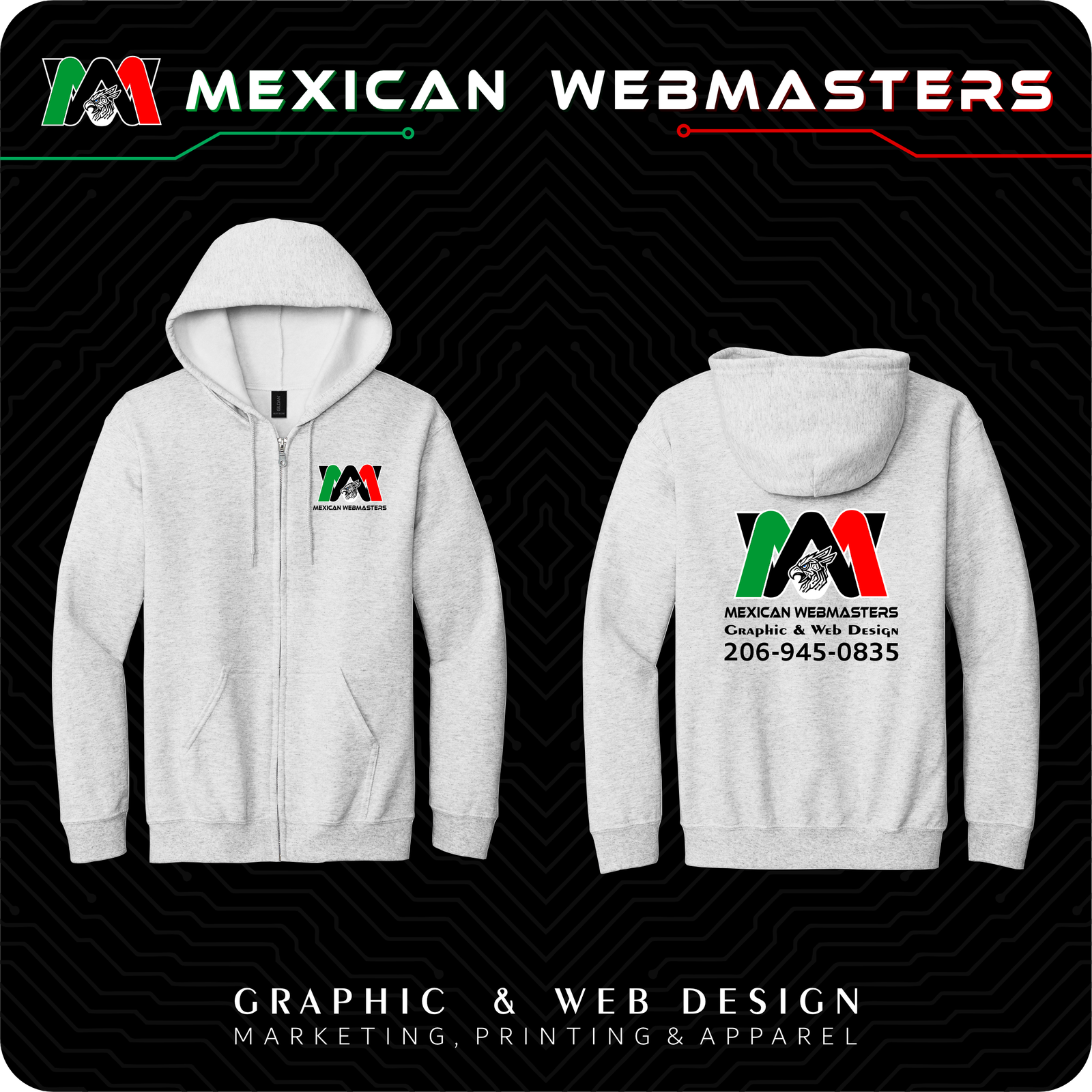 Full-Zip Hoodie Estampada - Image 13