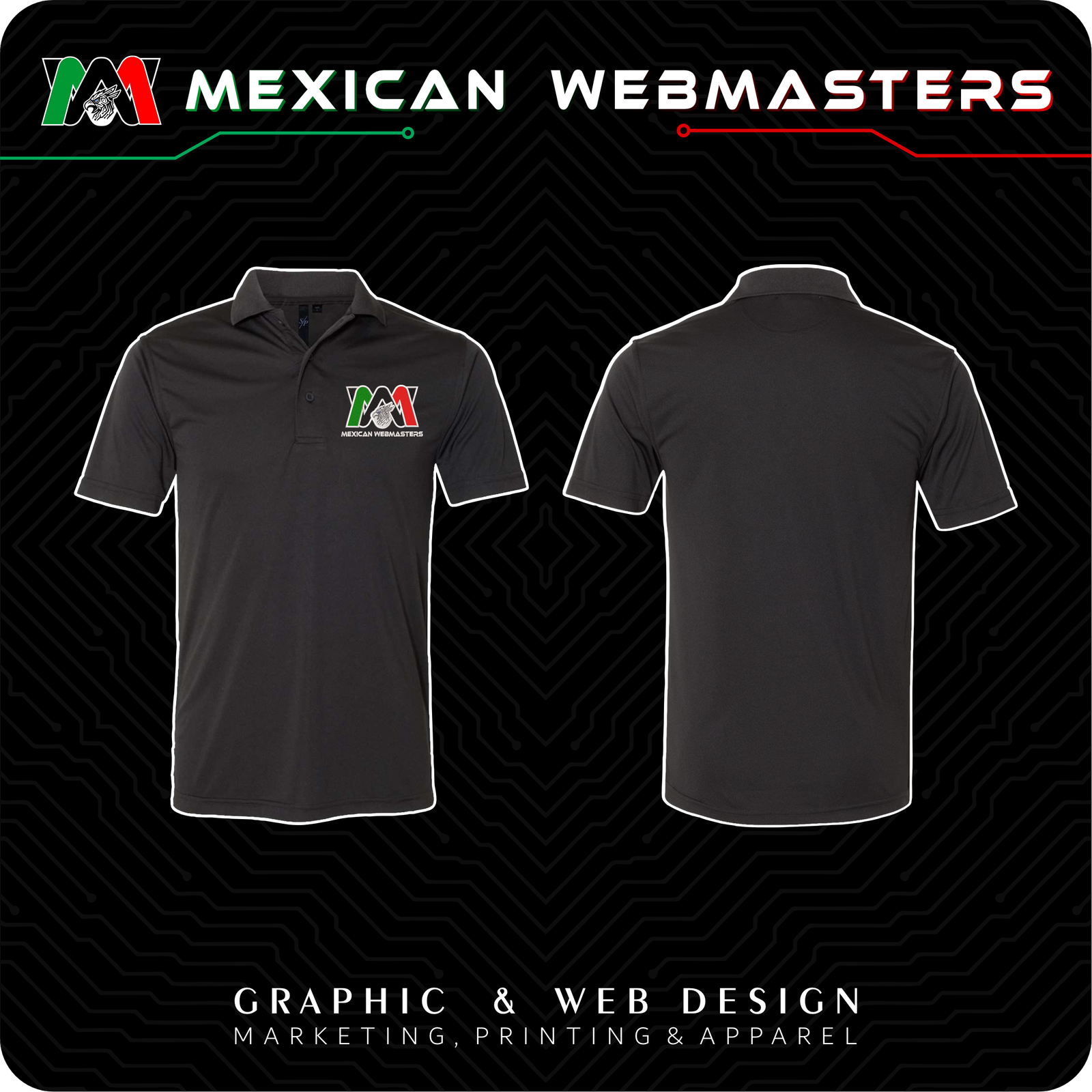 Polo Polyester Hombre Bordada - Image 4
