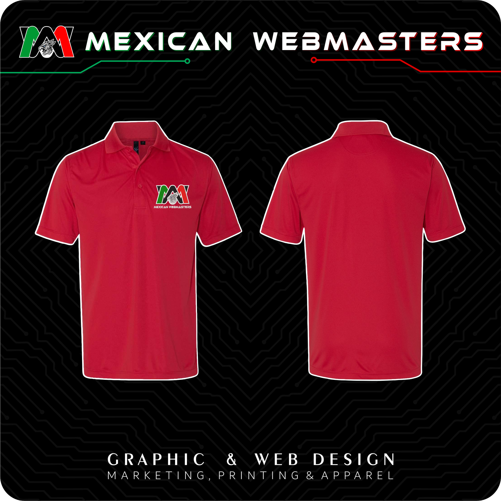 Polo Polyester Hombre Bordada - Image 3