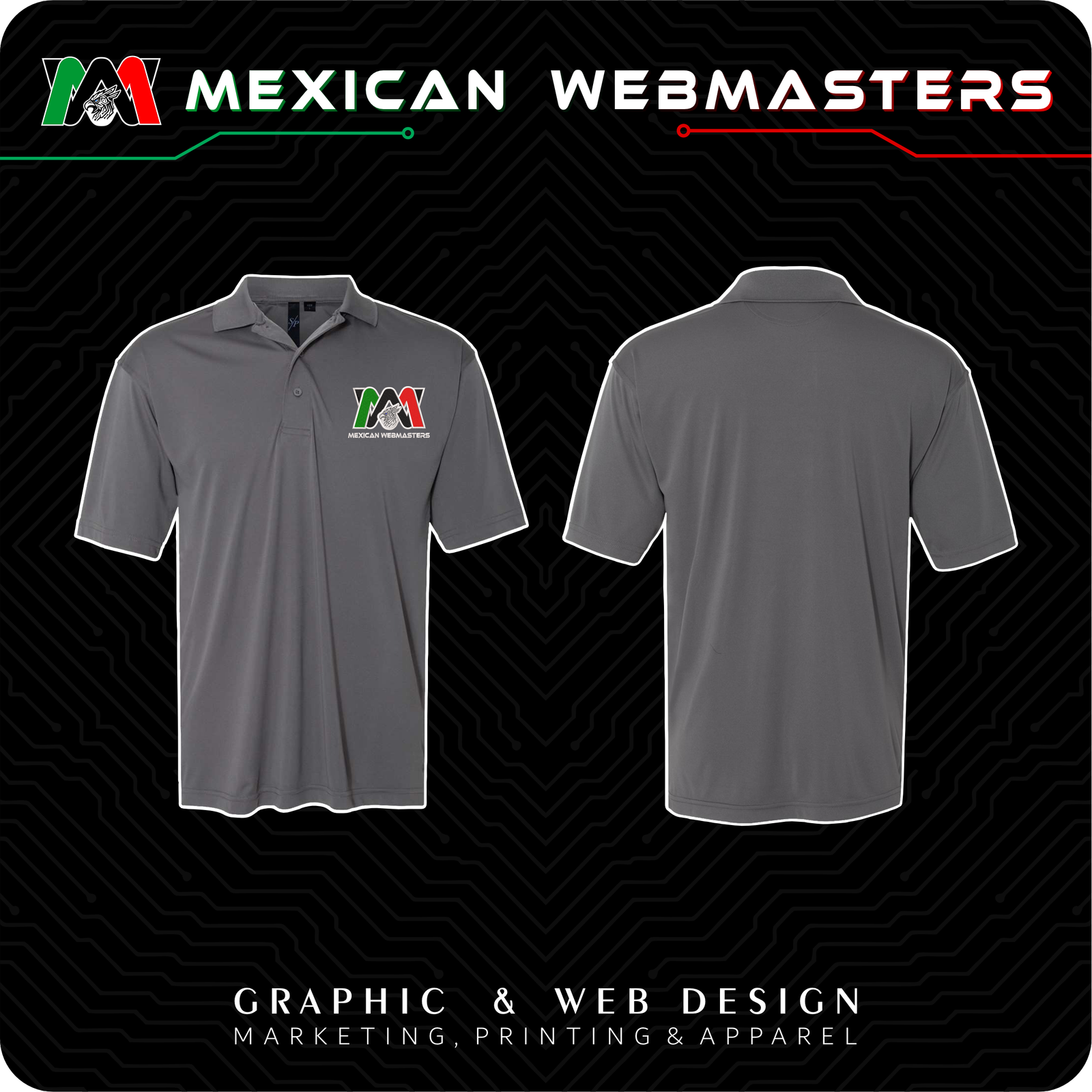 Polo Polyester Hombre Bordada - Image 2