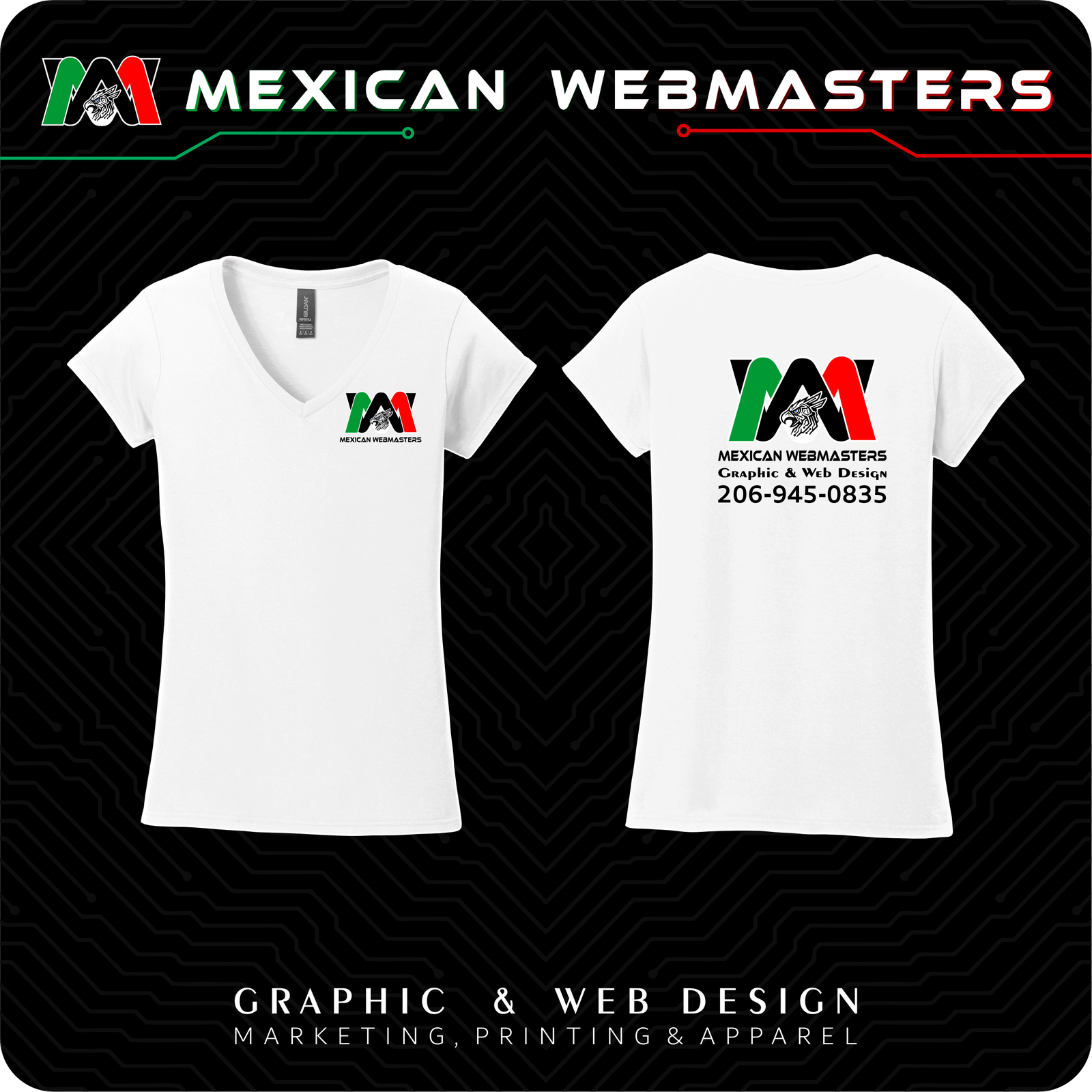 V-Neck DryBlend Mujer Estampada - Image 7